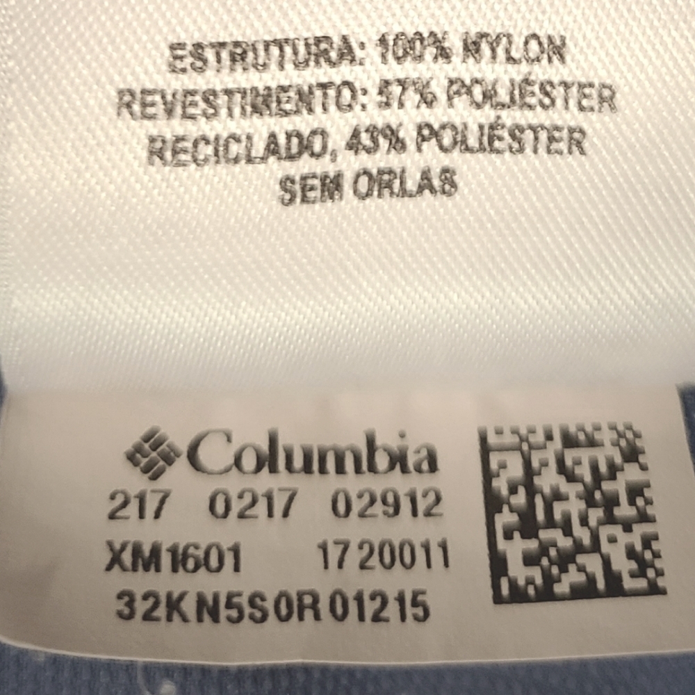 COLUMBIA OMNI-SHADE BLUE CASUAL BUTTON DOWN SHIRT SHORT SLEEVES MENS LARGE - Picture 6 of 9